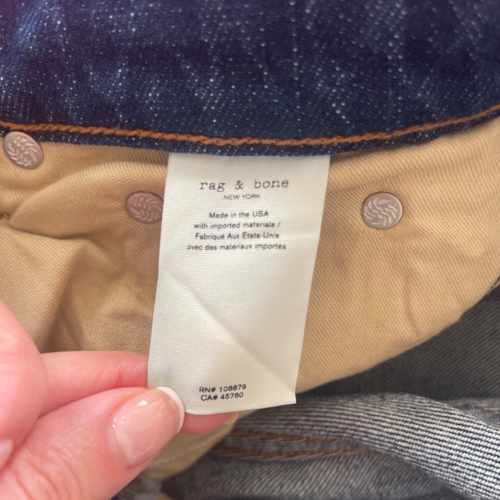 NEW! Rag & Bone Low rise slim boyfriend jeans - Picture 9 of 9